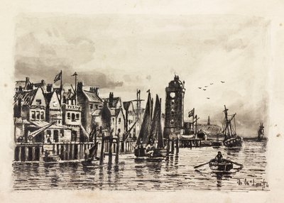 The Low Light (North Shields) by Duncan F. McLea